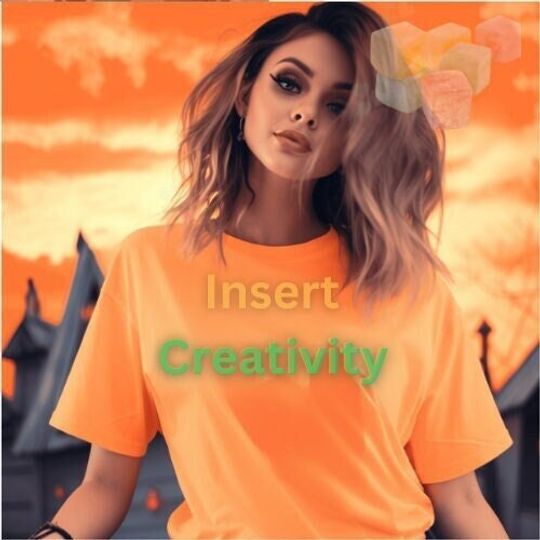 Discover Melon C1717 Oversized T-shirt Mockup for Halloween and Fall