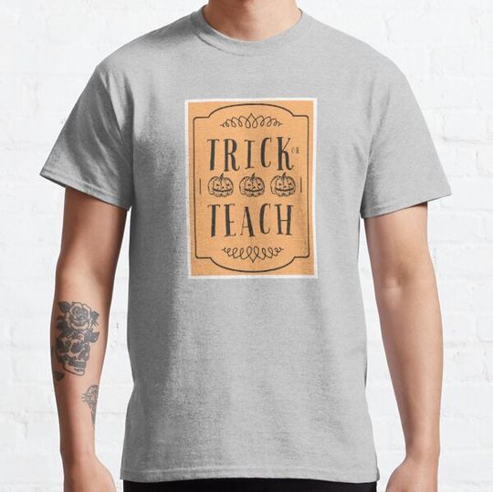Discover Trick or Teach Pumpkins Bunker lab T-shirts