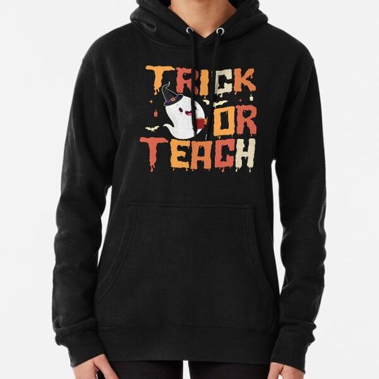 Discover Cute Ghost Trick or Teach Hoodies