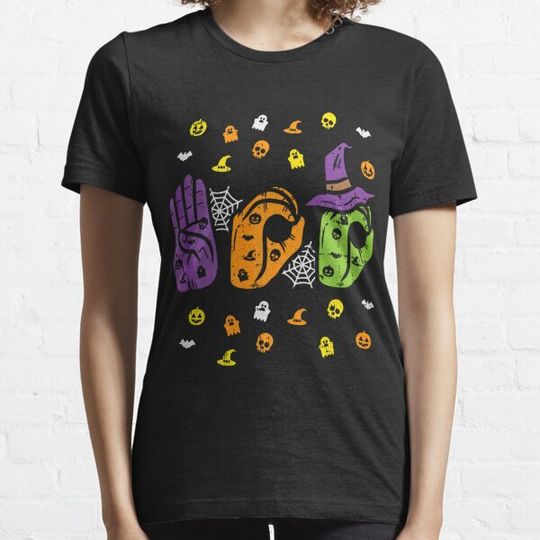Discover Boo American Sign Language Pride ASL Deaf Halloween T-shirts