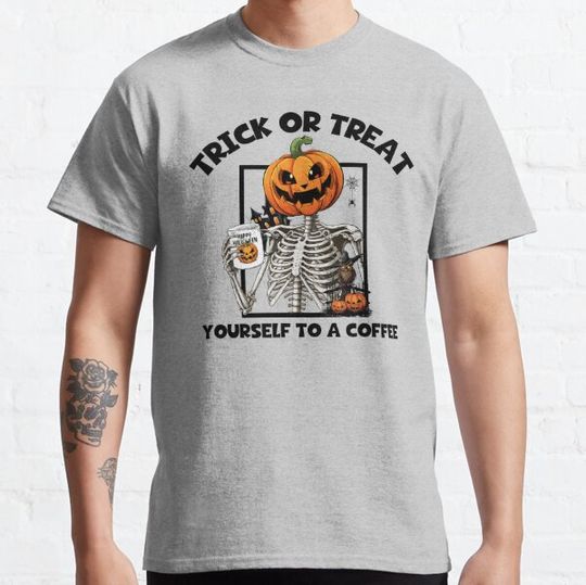 Discover Trick or teach, trick or treat teacher and coffee shirt T-shirts