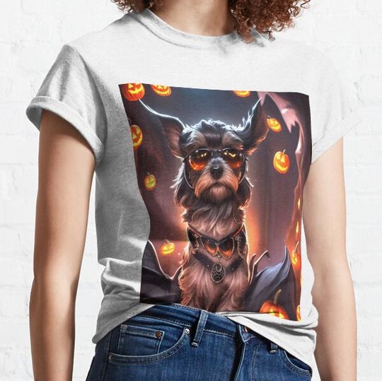 Discover Schnauzer Hallooween Spooktatular T-shirts