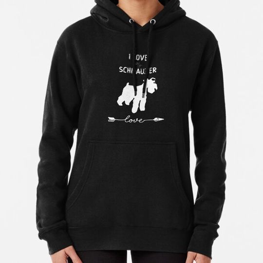 Discover Giant Schnauzer Dog Silhouette Hoodie for Dog Lovers