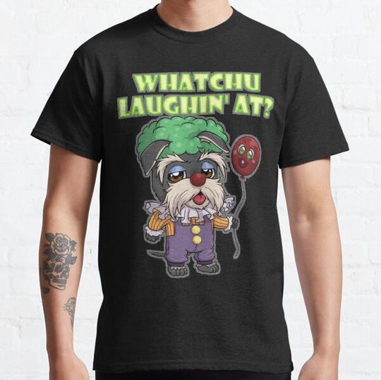 Discover Clown Schnauzer Puppy | Halloween Puppy | Salt and Pepper T-shirts