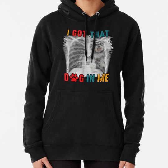 Discover Vintage I Got Cute Dog Halloween X-Ray Schnauzer Dog Owner Hoodies