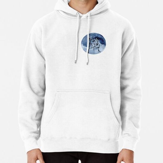 Discover Schnauzer Dog Lover Moon Hoodies