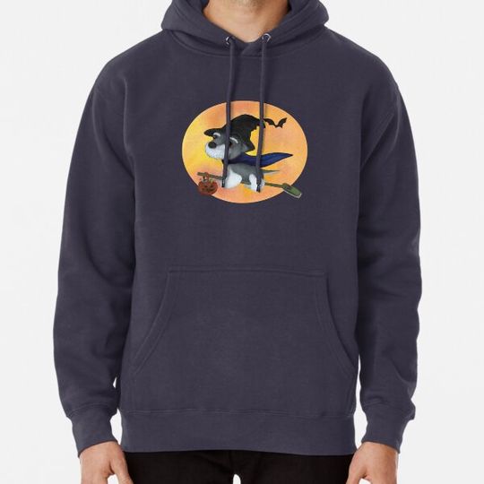 Discover Happy Halloween From Doris Schmorris, Orange Moon Hoodies