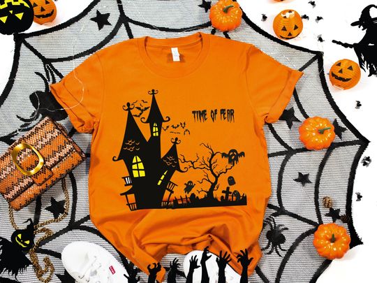 Discover Spooky Time Custom Graphic Shirt
