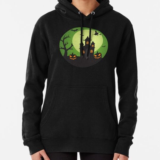 Discover Happy Halloween Haunted Tree and Scary Pumpkin Hoodies