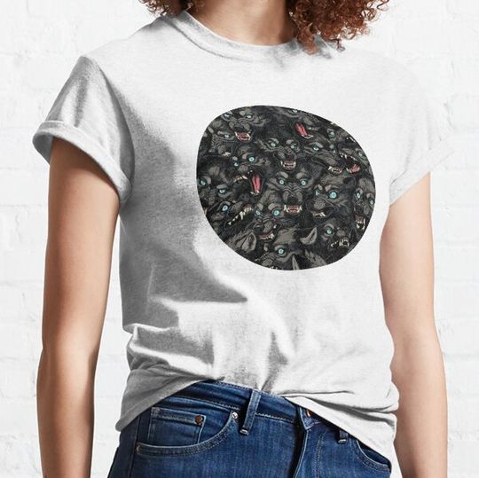 Discover Wolf Pack Pattern T-shirts