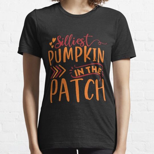 Discover Silliest Pumpkin in The Patch Watercolor Design - Trendy Pumpkin Fall Design for Fall Lovers & Thanksgiving T-shirts
