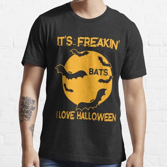 Discover It's Freaking Bats I Love Halloween T-shirts