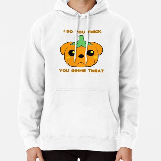 Discover Puppkin Pug Trick or Treat  | White Hoodies