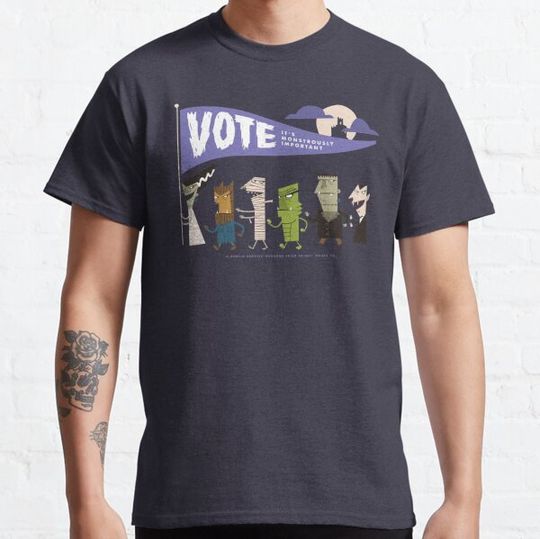 Discover Vote – It's Monstrously Important T-shirts