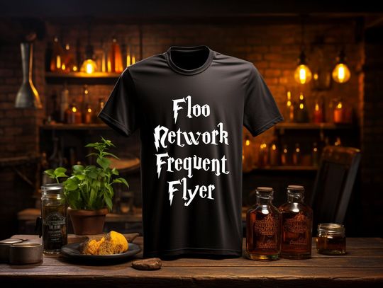 Discover Harry Potter T-Shirt Hogwarts House Tees Gryffindor Slytherin Hufflepuff Ravenclaw Hermione Ron Wizard Potterhead Present Floo Network Gift