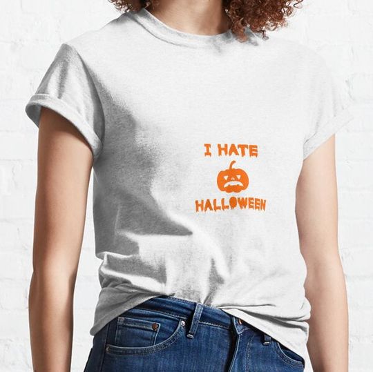Discover Funny Anti-Halloween T-Shirt Design