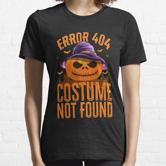 Discover Error 404 Costume Not Found Anti Halloween Gift T-shirts