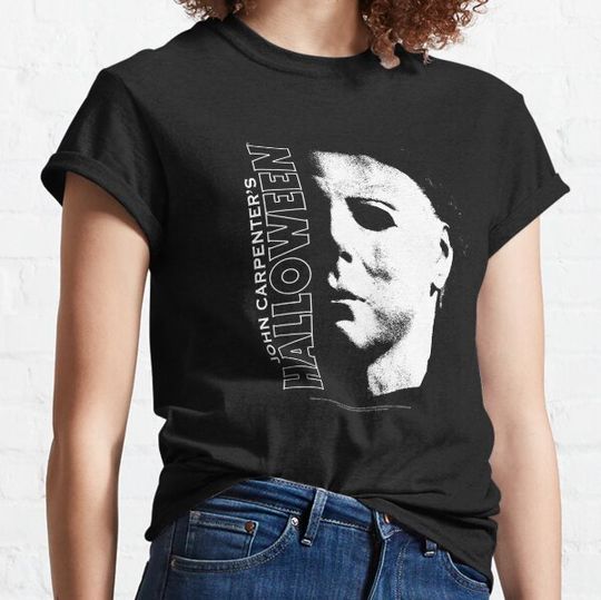 Discover Halloween Mich4ell Myesr Large Face T-shirts
