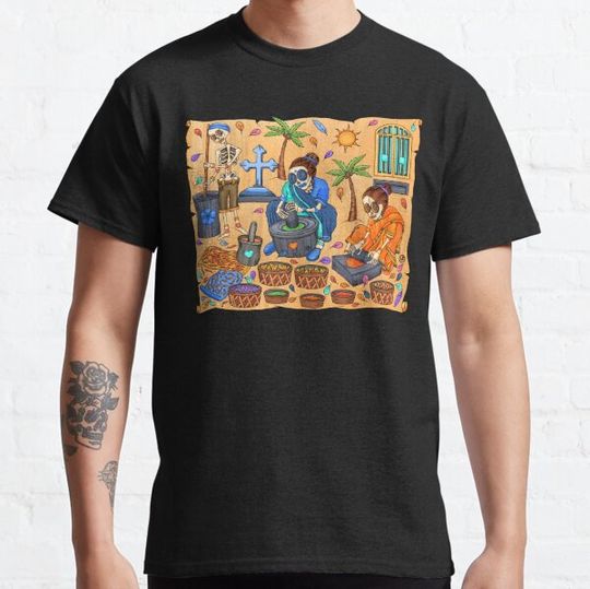 Discover Skeleton Indian Ladies - Goa Nostalgia Indian Spices - Día De Los Muertos T-shirts