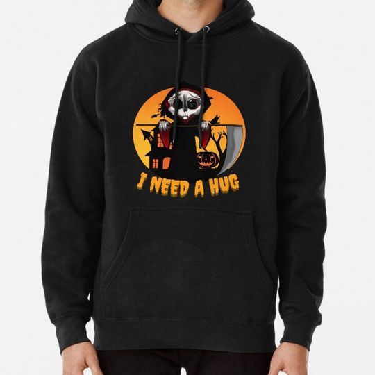 Discover halloween grim reaper i need a hug Hoodies