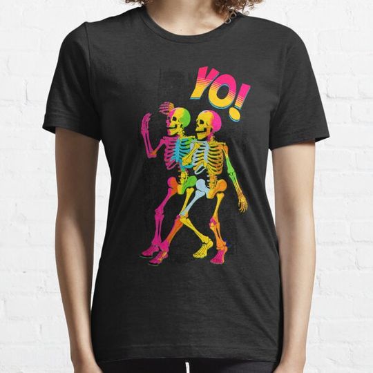 Discover Dance Skeleton, Rainbow Dancing Bones Classic T-Shirt T-shirts