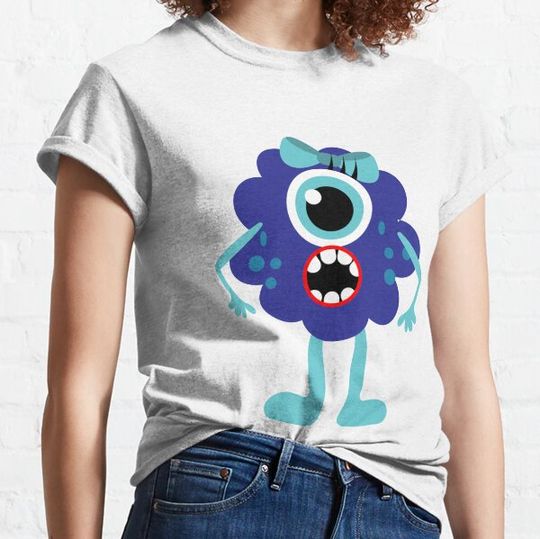 Discover cute blue halloween monster T-shirts