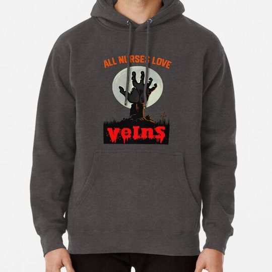 Discover All Nurses Love Veins - Funny Nurse Halloween Costume T-Shirt Tee Gift Hoodies