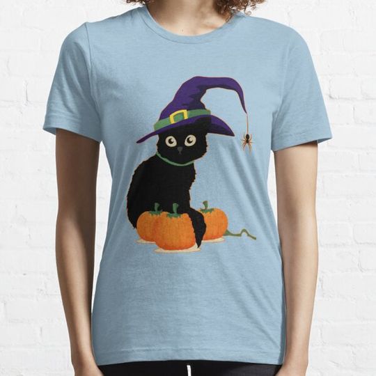 Discover Halloween cat classic T-shirts
