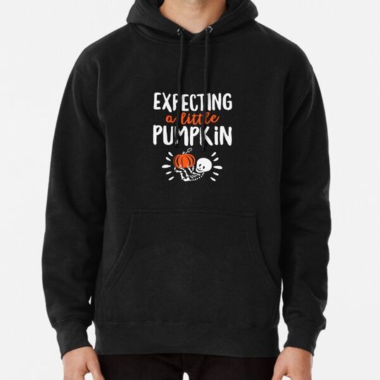 Discover Womens Expecting a Little Pumpkin Pregnancy Announcement Hoodies
