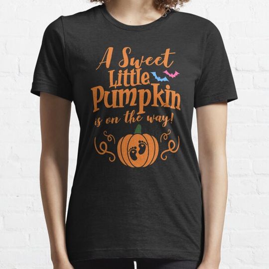 Discover A Sweet Little Pumpkin Is On The Way - Pregnancy Reveal - Halloween Baby - Mom And Dad To Be T-shirts