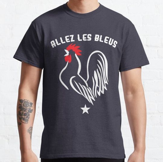 Discover World France Shirt 2018 Allez Les Bleus Cup Final Croatia T-shirts