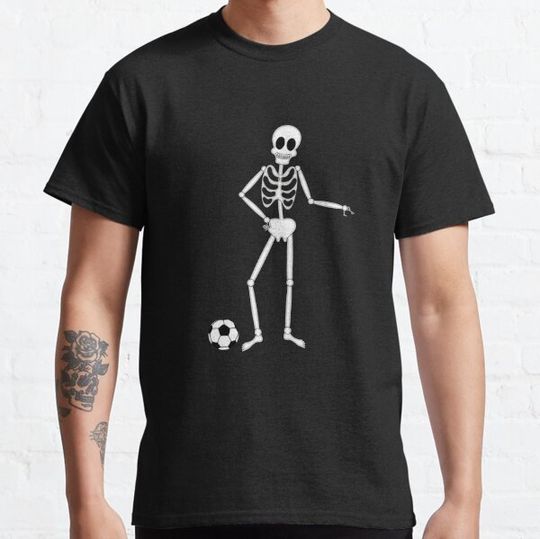 Discover Skeleton Soccer Player Funny Halloween T-shirts
