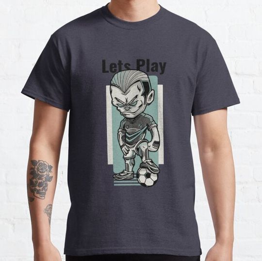 Discover Lets Play Soccer Evil Dude Halloween Shirt T-shirts