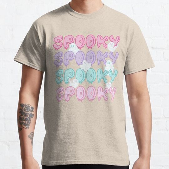Discover pastel spooky ghosts design- halloween T-shirts