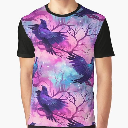 Discover Black ravens pastel halloween T-shirts