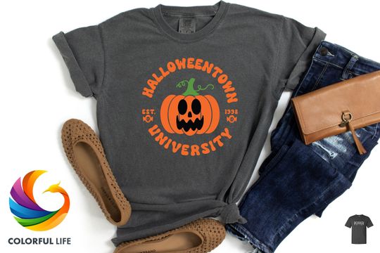 Discover Halloweentown University Pumpkin T-Shirt - Great Gift for Halloween Lovers