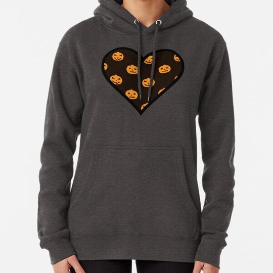 Discover Jack o' Lantern Heart Hoodies