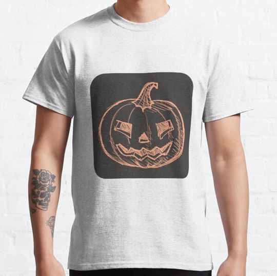 Discover Jack-O-Lantern Outline T-shirts