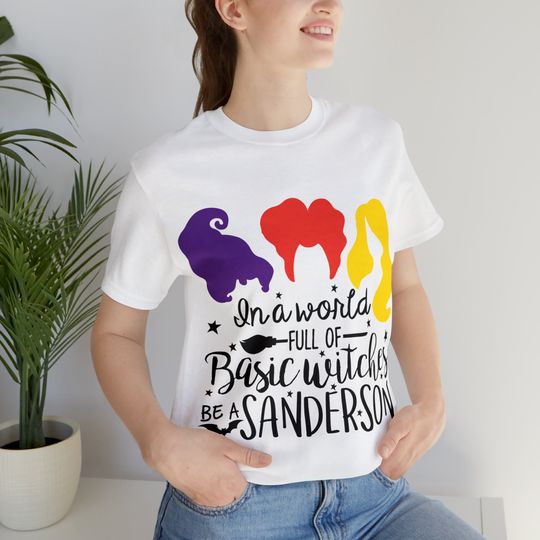Discover In a World Full of Basic Witches Short Sleeve Tee