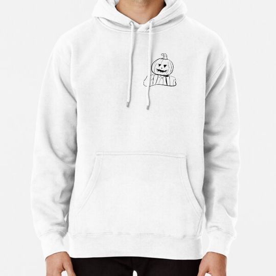 Discover Pumpkin Head Dwight Black and White Hoodies