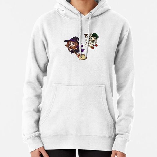 Discover Izuku Midoriya, Ochako Uraraka,  Hero Anime, Halloween Design, MHA, BNHA, Chibi Hoodies