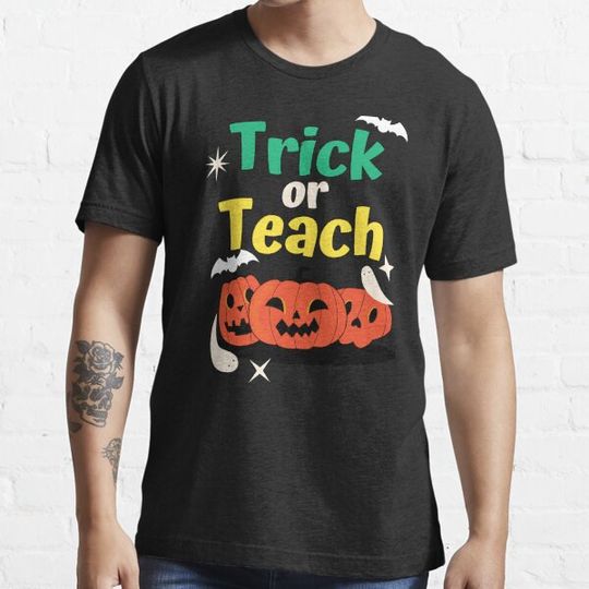 Discover Trick or Teach Cute Halloween Teacher Funny T-Shirt