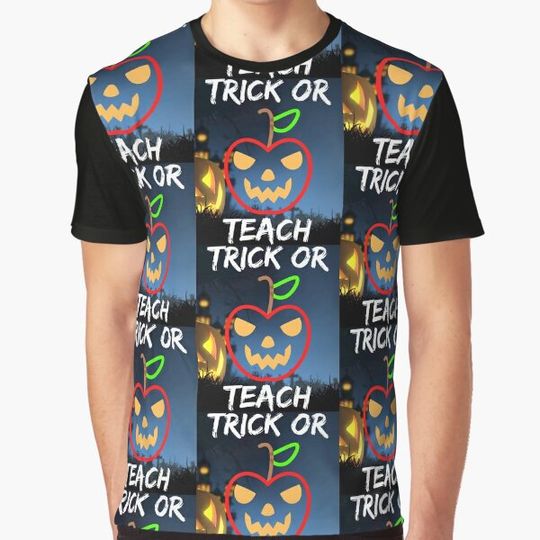 Discover Trick Or Teach Cute Halloween Teacher T-shirts