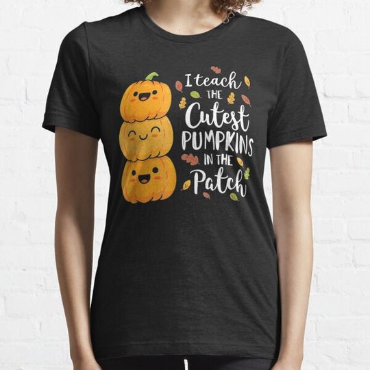 Discover Trick Or Teach Cute Halloween Teacher, Cute Pumpkins T-shirts