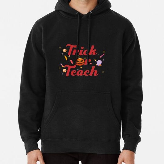 Discover Funny Halloween Teacher Shirt - Trick or Teach Design