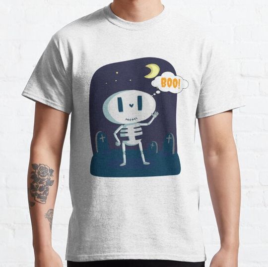 Discover Happy Halloween Skeleton T-shirts