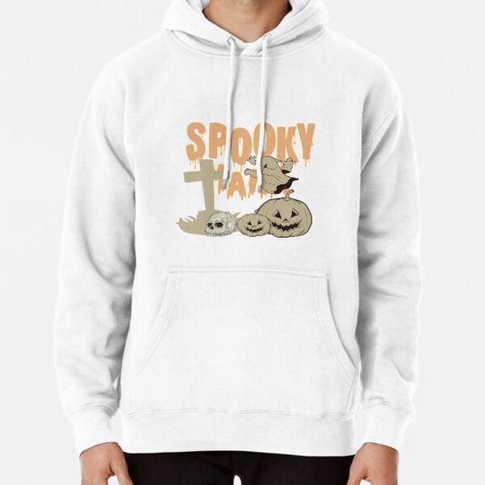 Discover Cute spooky halloween sublimation Hoodies
