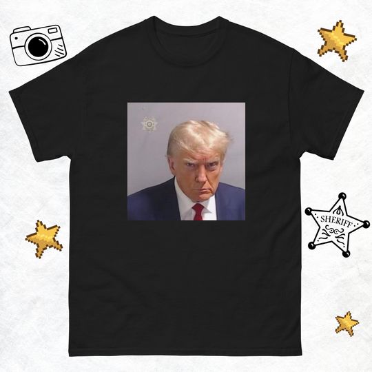 Discover Trump Mugshot Tee