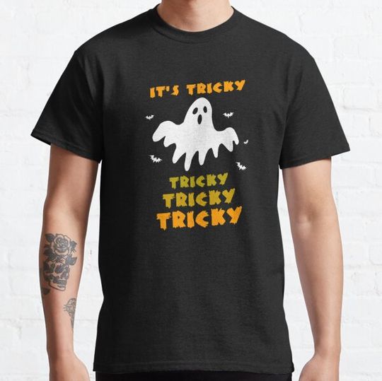Discover Halloween It's tricky Ghost bat Tricky Gift T-shirts