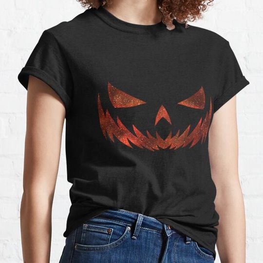 Discover Galactic Jack O Lantern Face T-shirts
